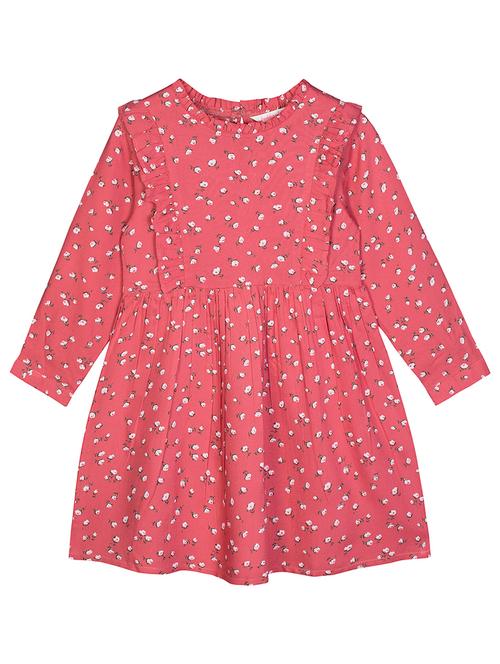 pink & white floral print dress - 18052479 - Very Small Image - 1