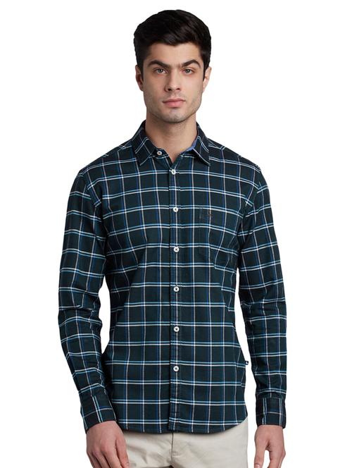 green checkered casual shirt - 18053132 - Very Small Image - 1