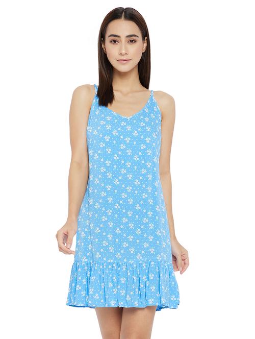 v-neck printed babydoll - 18053791 - Very Small Image - 1