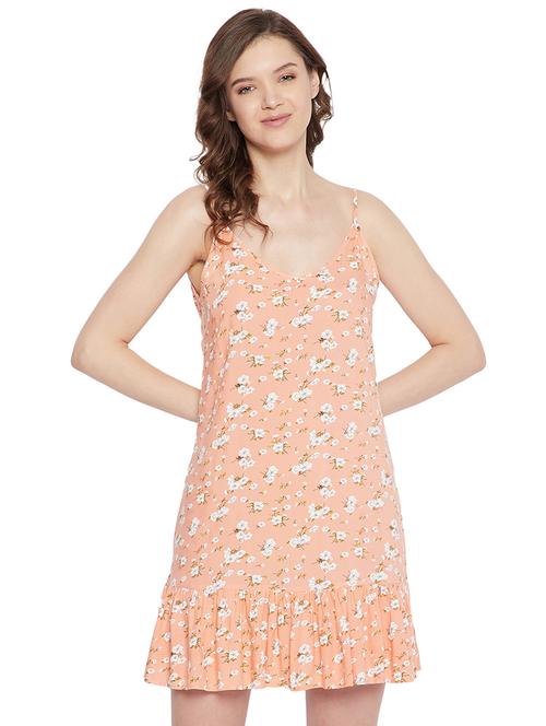 pink floral babydoll - 18053814 - Very Small Image - 1