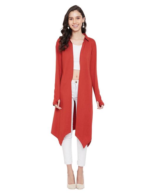 orange solid regular shrug - 18054008 - Very Small Image - 1