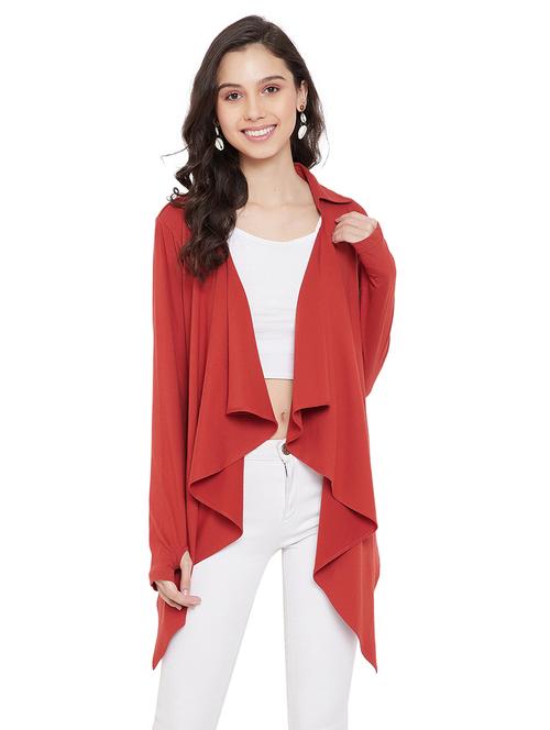 orange solid regular shrug - 18054010 - Very Small Image - 1
