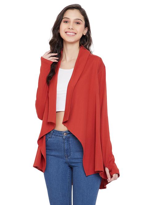 orange solid regular shrug - 18054011 - Very Small Image - 1