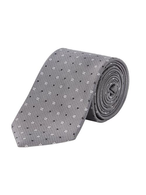 grey polyester tie - 18054394 - Very Small Image - 1