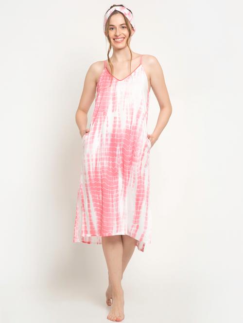 cami neck tie & dye sleepshirt - 18054443 - Very Small Image - 1
