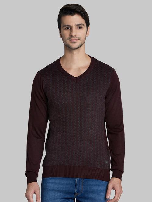 red acrylic pullover - 18054527 - Very Small Image - 1