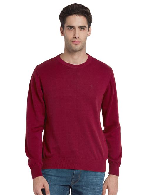 red cotton pullover - 18054532 - Very Small Image - 1