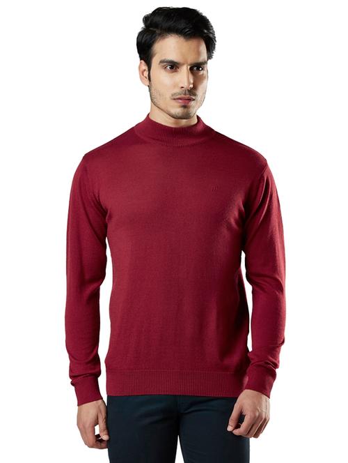 red wool pullover - 18054546 - Very Small Image - 1