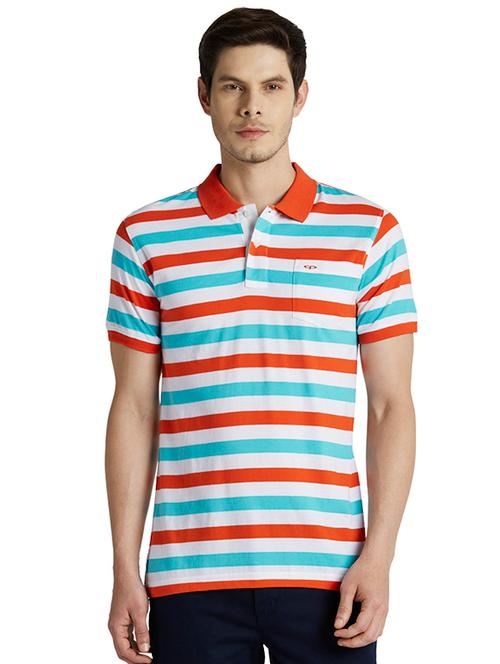 white striped polo t-shirt - 18055015 - Very Small Image - 1