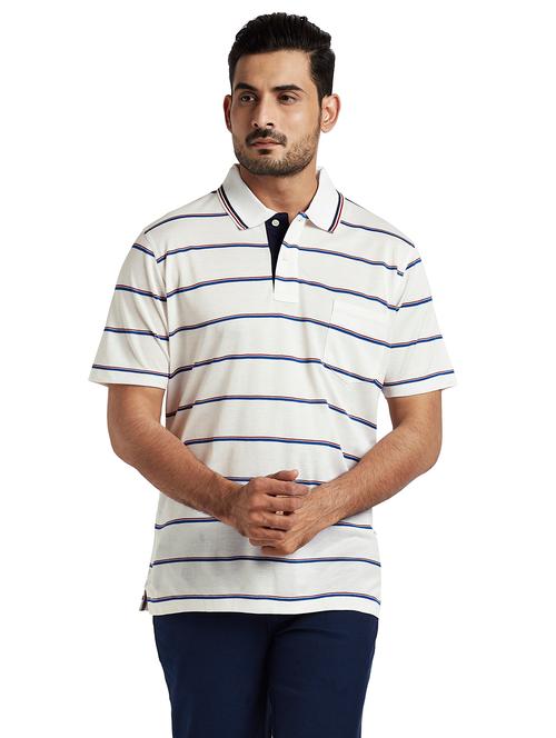 white striped polo t-shirt - 18055391 - Very Small Image - 1
