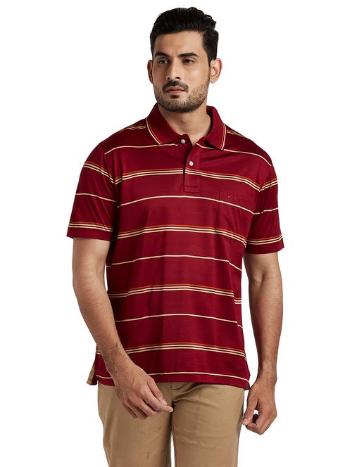 red striped polo t-shirt - 18055394 - Very Small Image - 1
