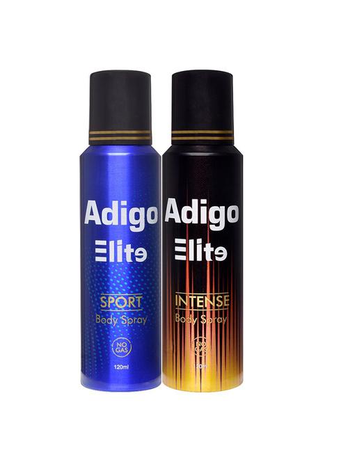 adigo man elite body spray - intense 120ml & sport 120ml - 18055797 - Very Small Image - 1