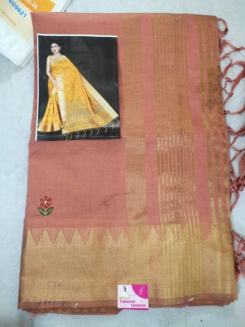 tushter sik saree - 18056025 - Very Small Image - 1