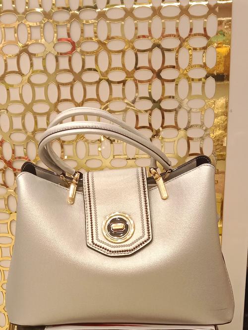 ladies handbag material pu leatherette grey - 18056026 - Very Small Image - 1