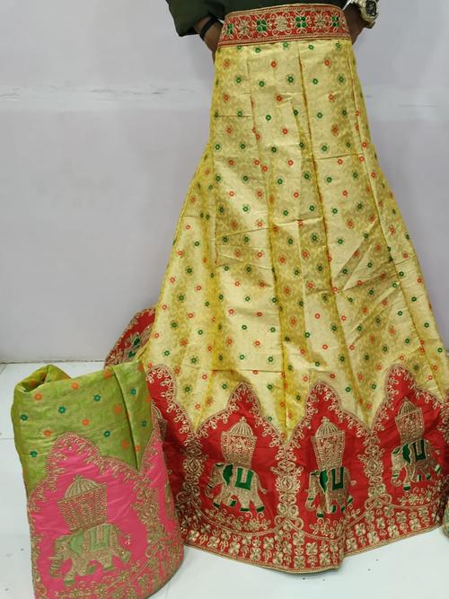 designer lehanga in micro cloth - 18056139 - Very Small Image - 1