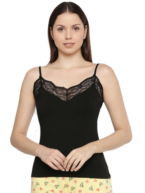 black solid camisole - 18056150 - Very Small Image - 1