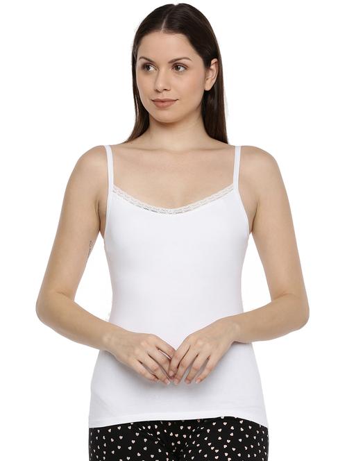white solid camisole - 18056152 - Very Small Image - 1