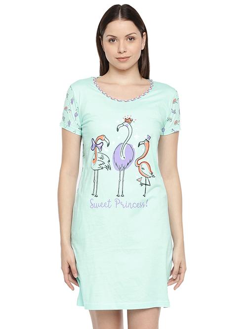 round neck graphic sleepshirt - 18056594 - Very Small Image - 1