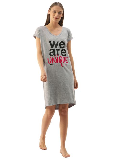 v-neck graphic sleepshirt - 18056603 - Very Small Image - 1