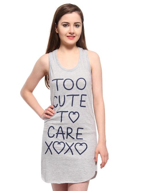 round neck graphic sleepshirt - 18056610 - Very Small Image - 1