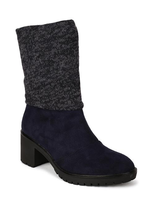 navy calf boots - 18056747 - Very Small Image - 1