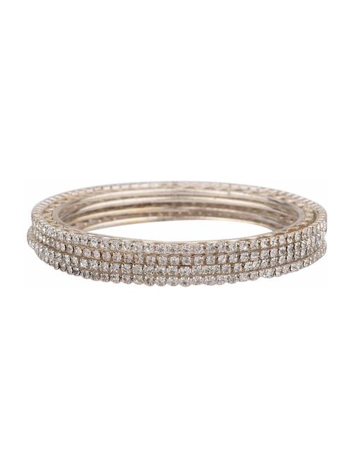 set 4 pcs crystal cz bangle - 18057001 - Very Small Image - 1