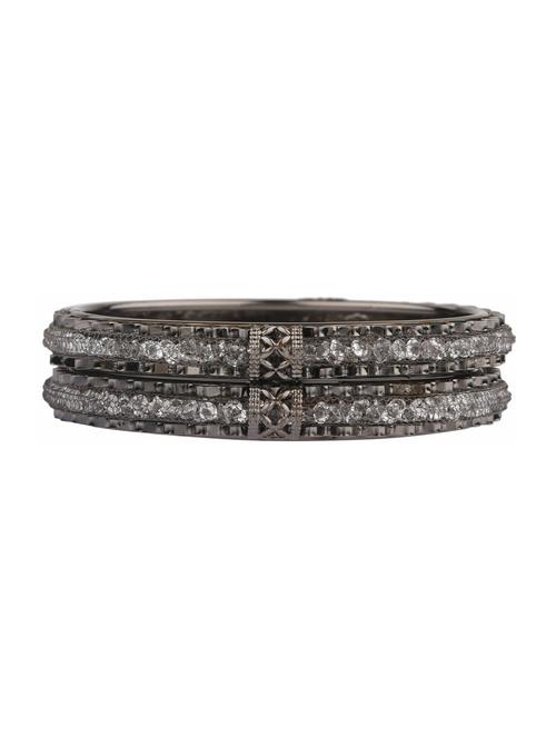 set 2 pcs oxidized bangle - 18057007 - Very Small Image - 1
