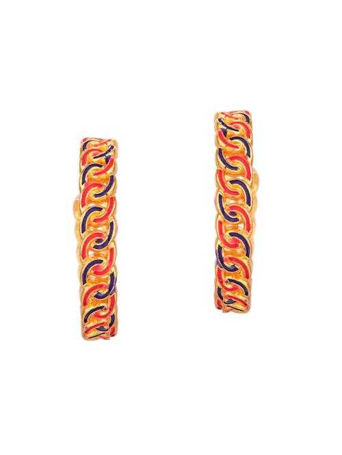 half hoop bali dangle earrings set, - 18057143 - Very Small Image - 1