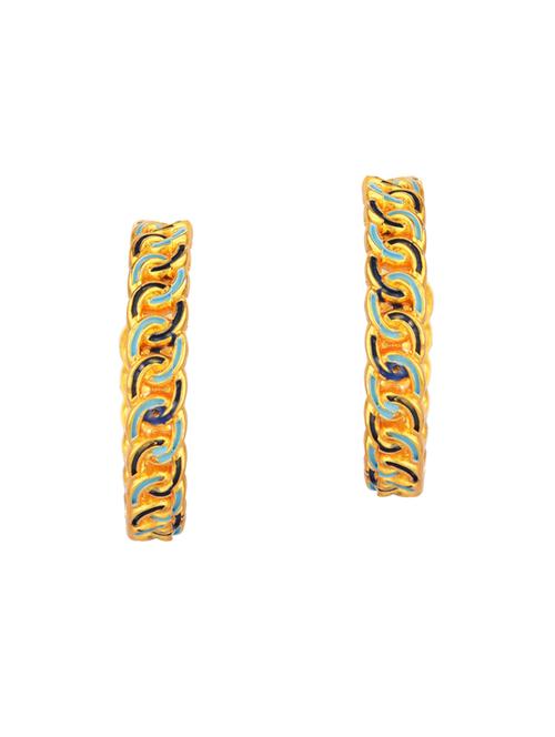half hoop bali dangle earrings set - 18057144 - Very Small Image - 1