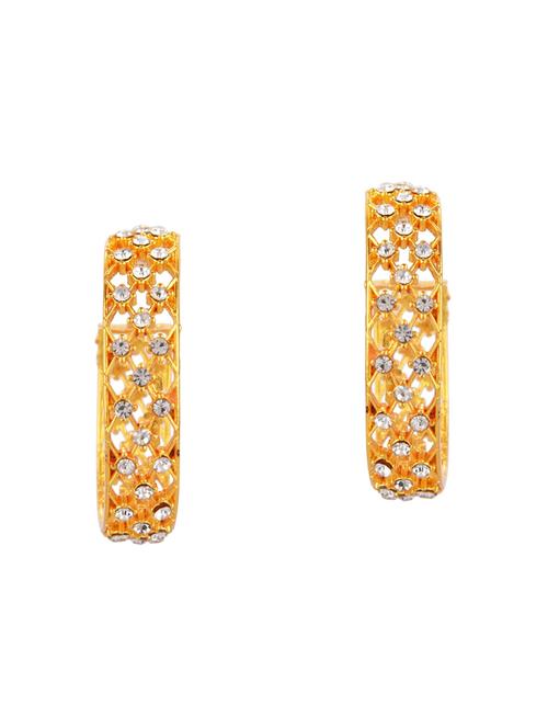 white metal hoop earring - 18057175 - Very Small Image - 1