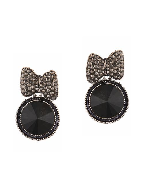 oxidized bohemian drop earrings set - 18057220 - Very Small Image - 1