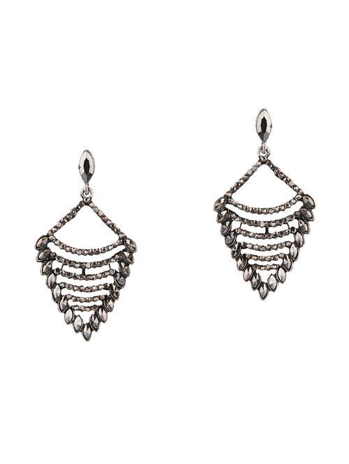 oxidized bohemian drop earrings set - 18057231 - Very Small Image - 1