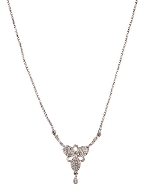cubic zirconia cz pendant chain necklace - 18057730 - Very Small Image - 1