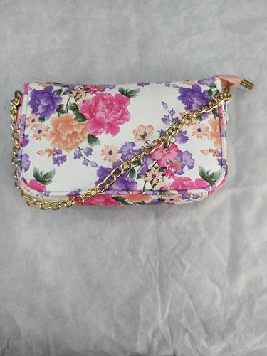 leatherette (pu) white hand bag - 18058294 - Very Small Image - 1