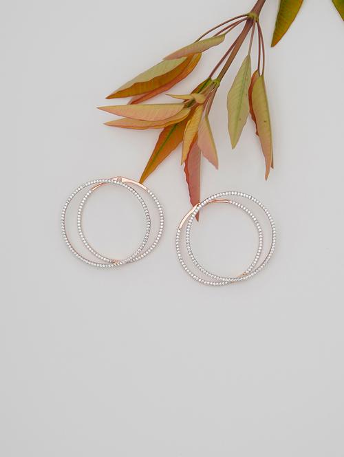 stoned hoop earring - 18058466 - Very Small Image - 1