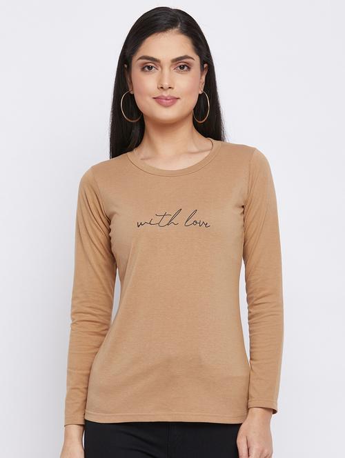 round neck graphic top - 18058620 - Very Small Image - 1