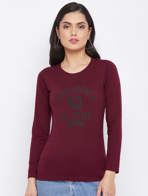 round neck graphic top - 18058634 - Very Small Image - 1
