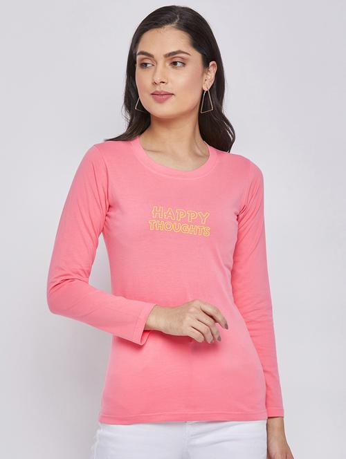 round neck printed top - 18058654 - Very Small Image - 1