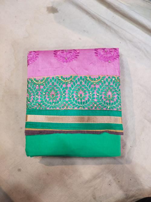 chanderi silk - 18059474 - Very Small Image - 1