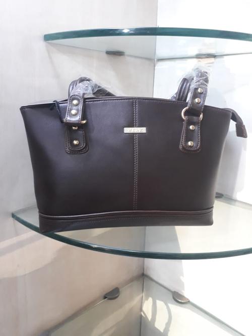 leatherette (pu) black hand bag - 18061223 - Very Small Image - 1