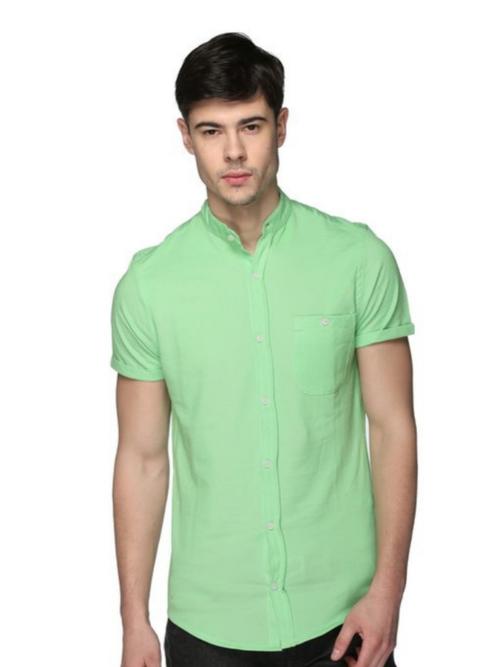 green cotton shirt - 18061947 - Very Small Image - 1