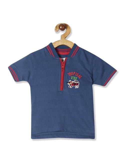 polo neck solid t-shirt - 18062309 - Very Small Image - 1