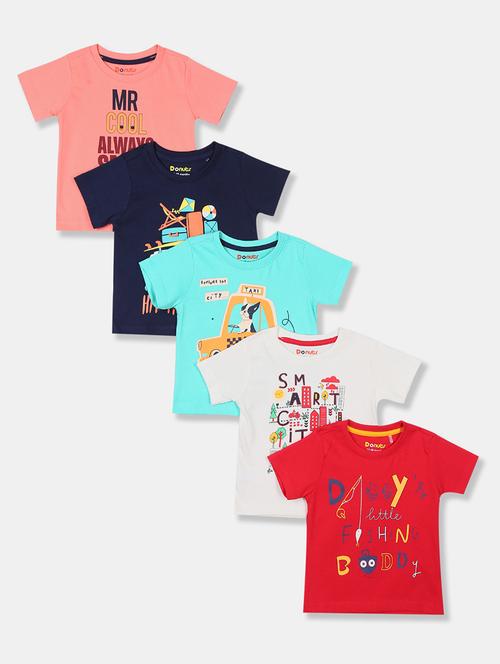 set of 5 printed t-shirt - 18062324 - Very Small Image - 1