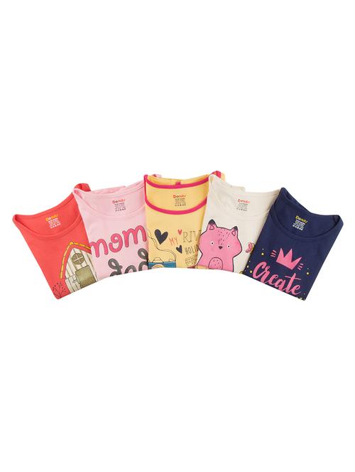set of 5 printed tee - 18062397 - Very Small Image - 1