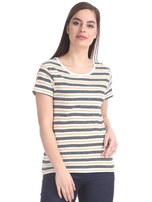 white cotton regular tshirt - 18063947 - Very Small Image - 1