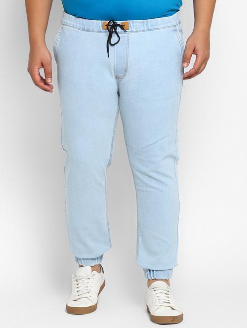light blue solid washed jean - 18066079 - Very Small Image - 1