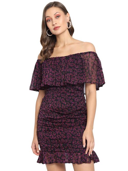 off shoulder bodycon dress - 18066098 - Very Small Image - 1