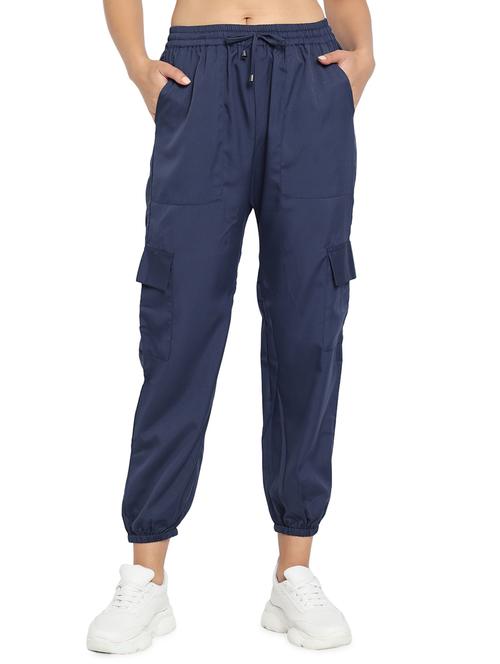 high rise solid joggers - 18066198 - Very Small Image - 1