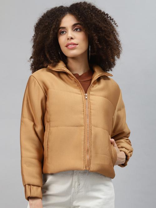 shirt collar solid jacket - 18066443 - Very Small Image - 1