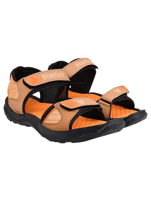 orange solid floater sandal - 18066803 - Very Small Image - 1